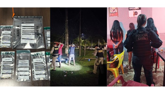 Guaraniaçu - PMPR e PCPR realiza operação para aumentar a segurança e coibir práticas ilícitas 